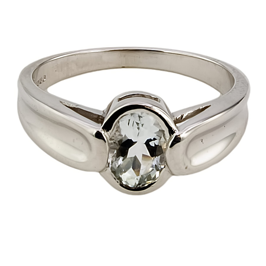 9ct white gold cubic zirconia ring on sale